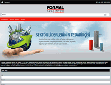 Tablet Screenshot of formal.com.tr